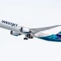 a plane flying in the sky