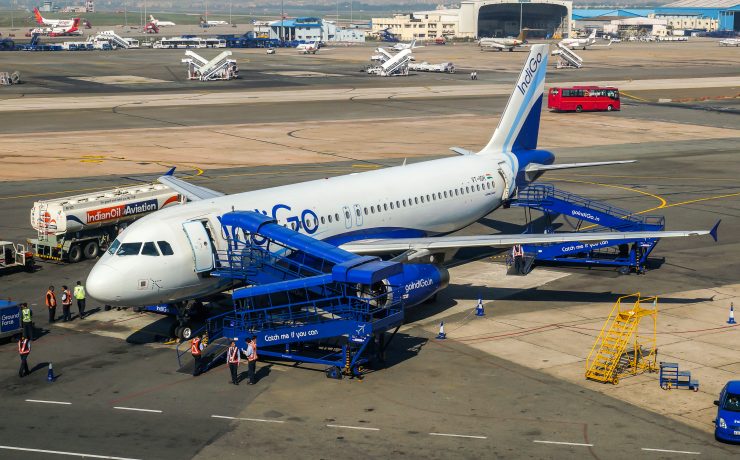 a plane on the tarmac