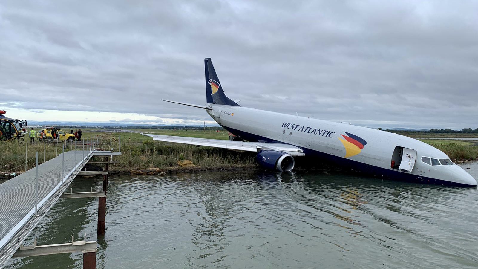 Plastic water bottle opened on an aircraft under cabin pressure and crushed  by air pressure on landing UK Stock Photo - Alamy