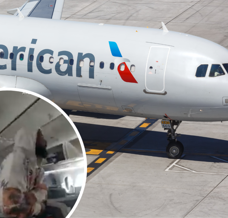 a plane with a person inside