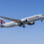 a plane flying in the sky