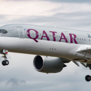 a plane flying in the sky