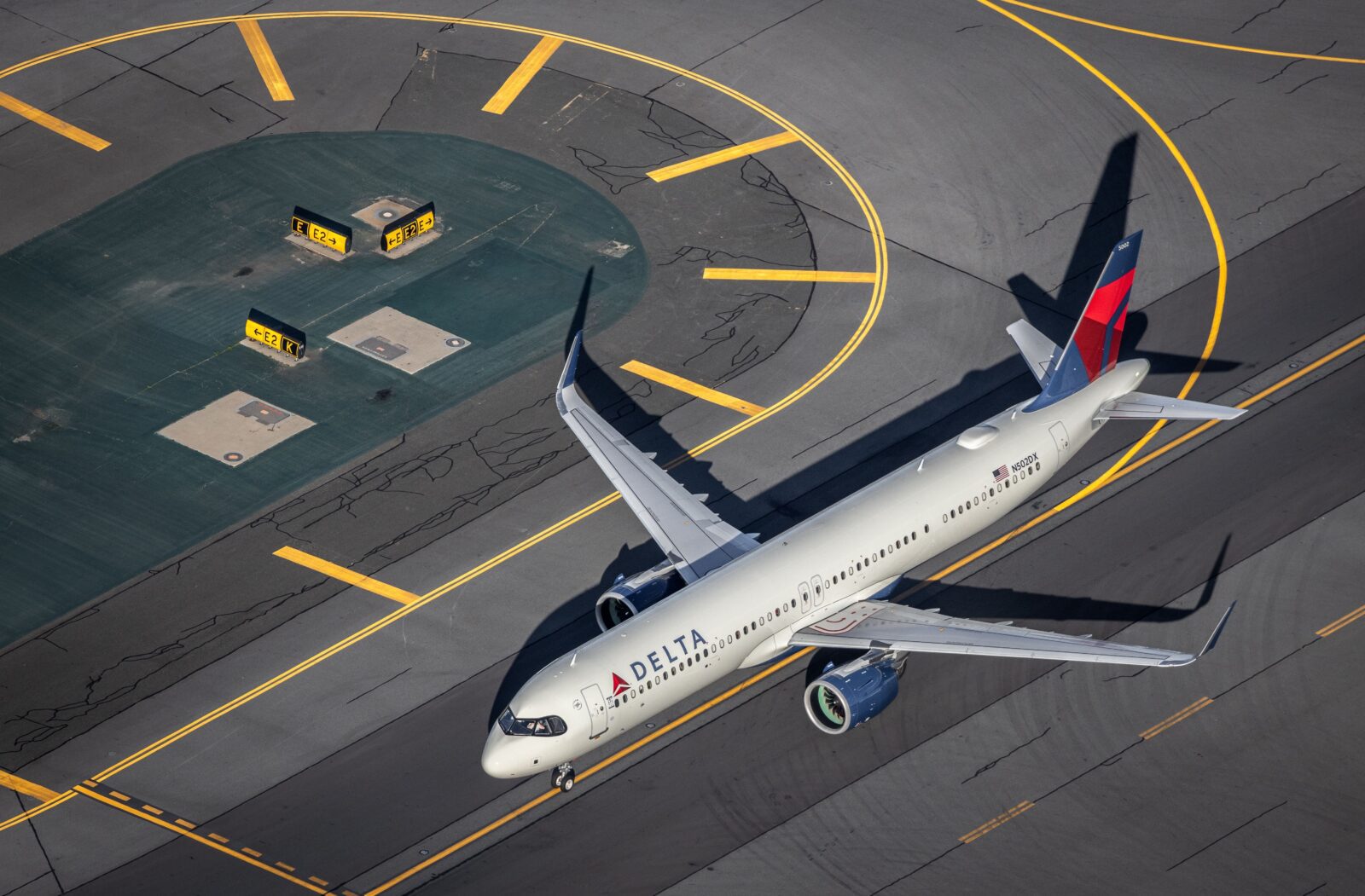 an airplane on a runway