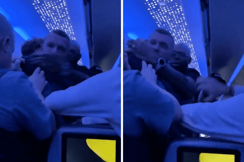 Flight Attendants On JetBlue Flight From London Struggle to Restrain
