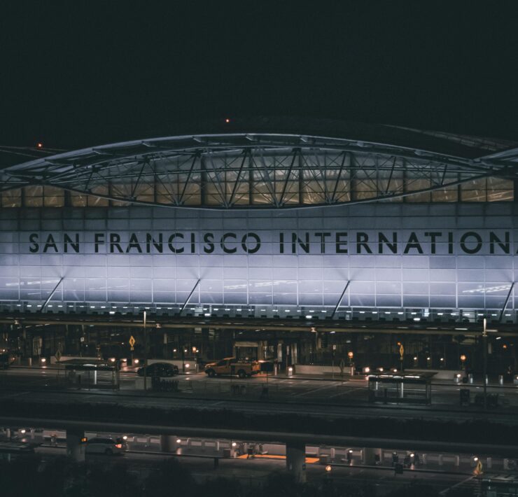 a large building with a large roof