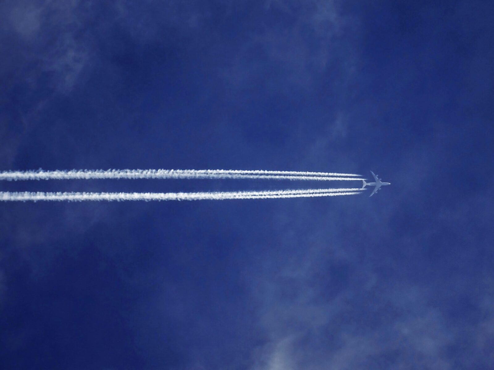 a jet flying in the sky