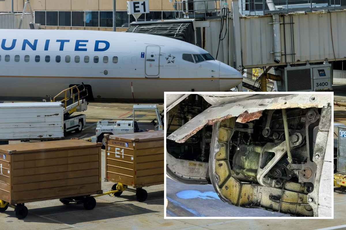 a plane with a broken engine