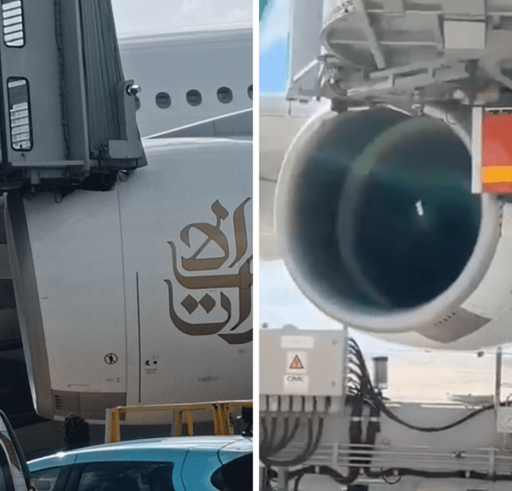 a close up of a plane