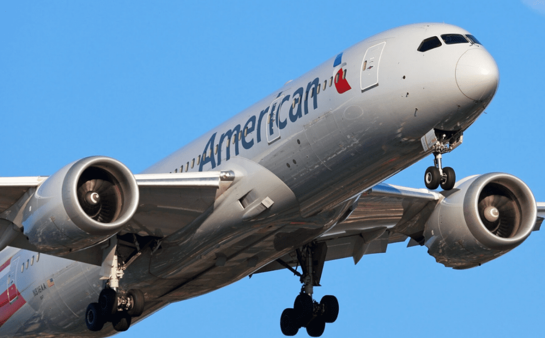 a plane flying in the sky