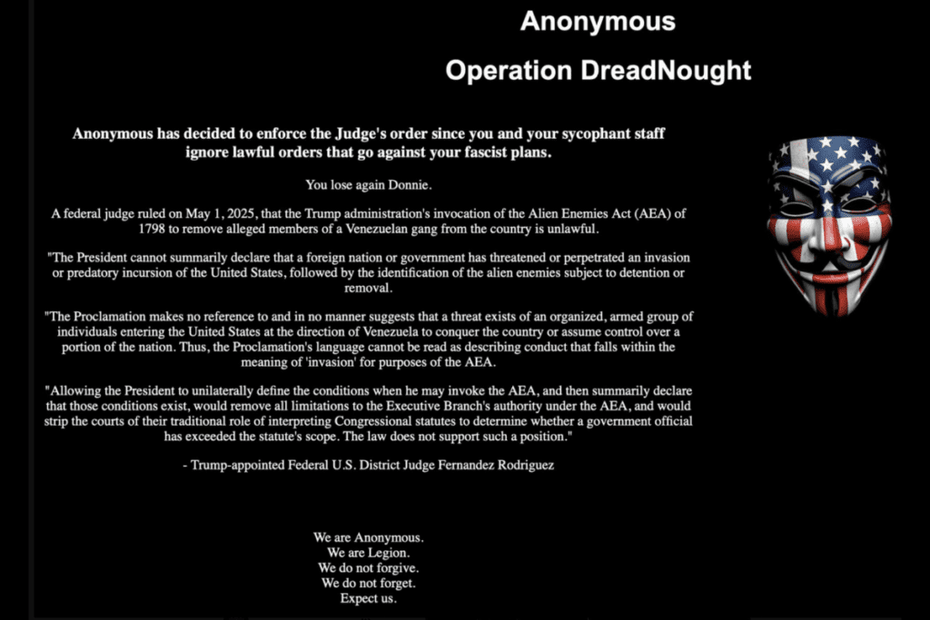 a black and white text on a black background