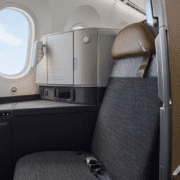 flagship business class seat on new American Airlines Boeing 787-9 Dreamliner