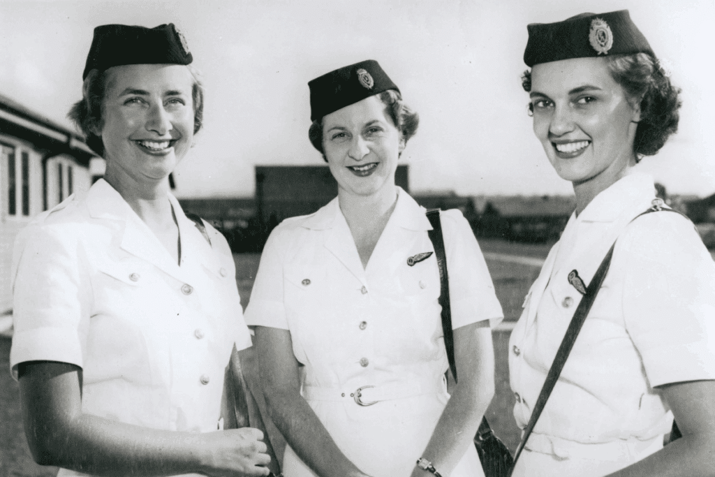 a group of women in uniform