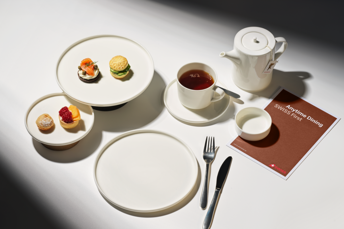 a table with plates and utensils