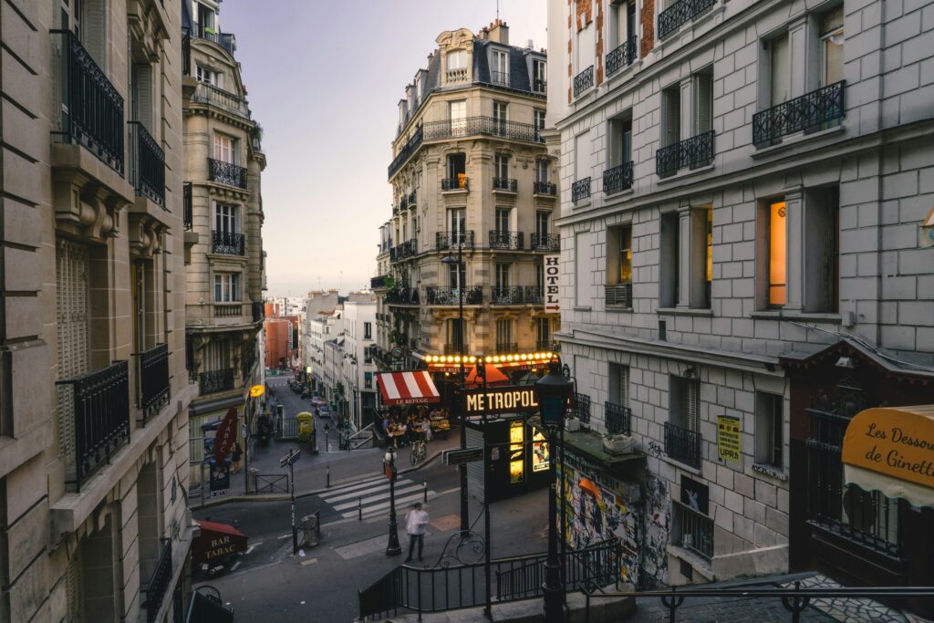 a street in paris