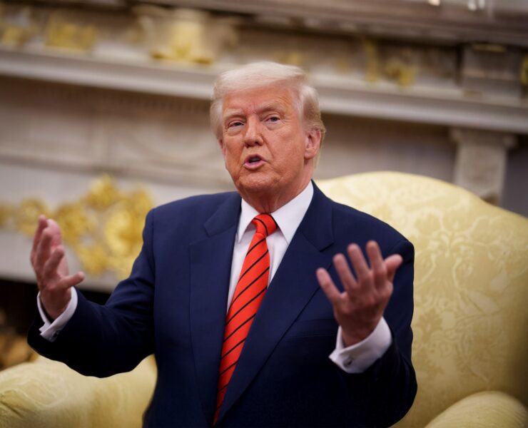 President Trump in the Oval Office