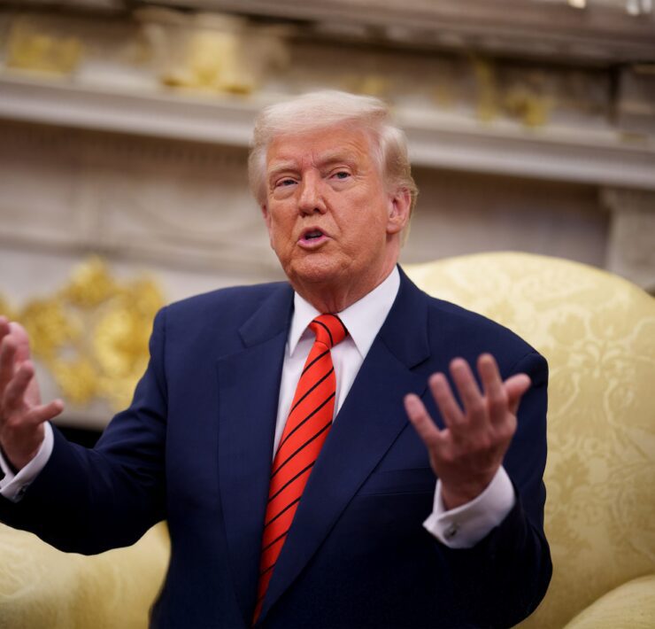 President Trump in the Oval Office