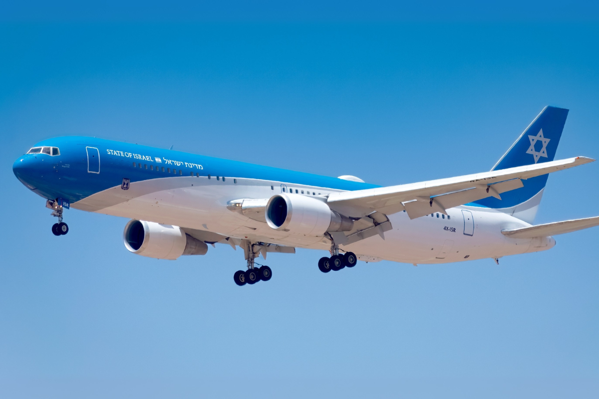 thw wings of zion, israeli 'air force one'