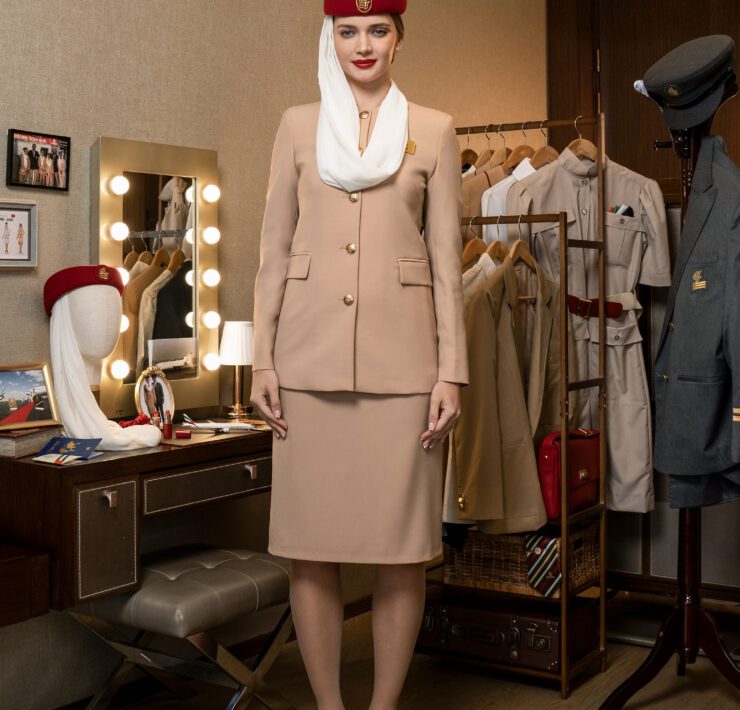 It would be 10 years until Emirates refreshed its uniform again. This time, the airline brought in Spanish designer Paco Rabanne to revamp the uniform.