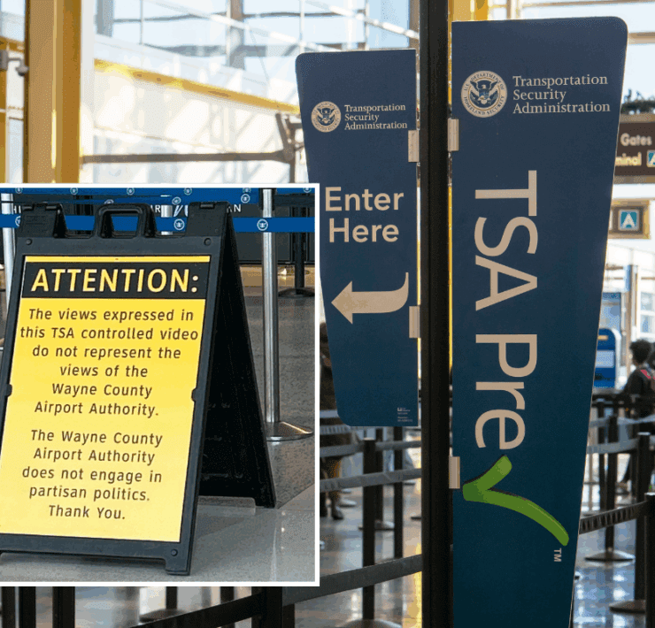 dtw airport unhappy with tsa video