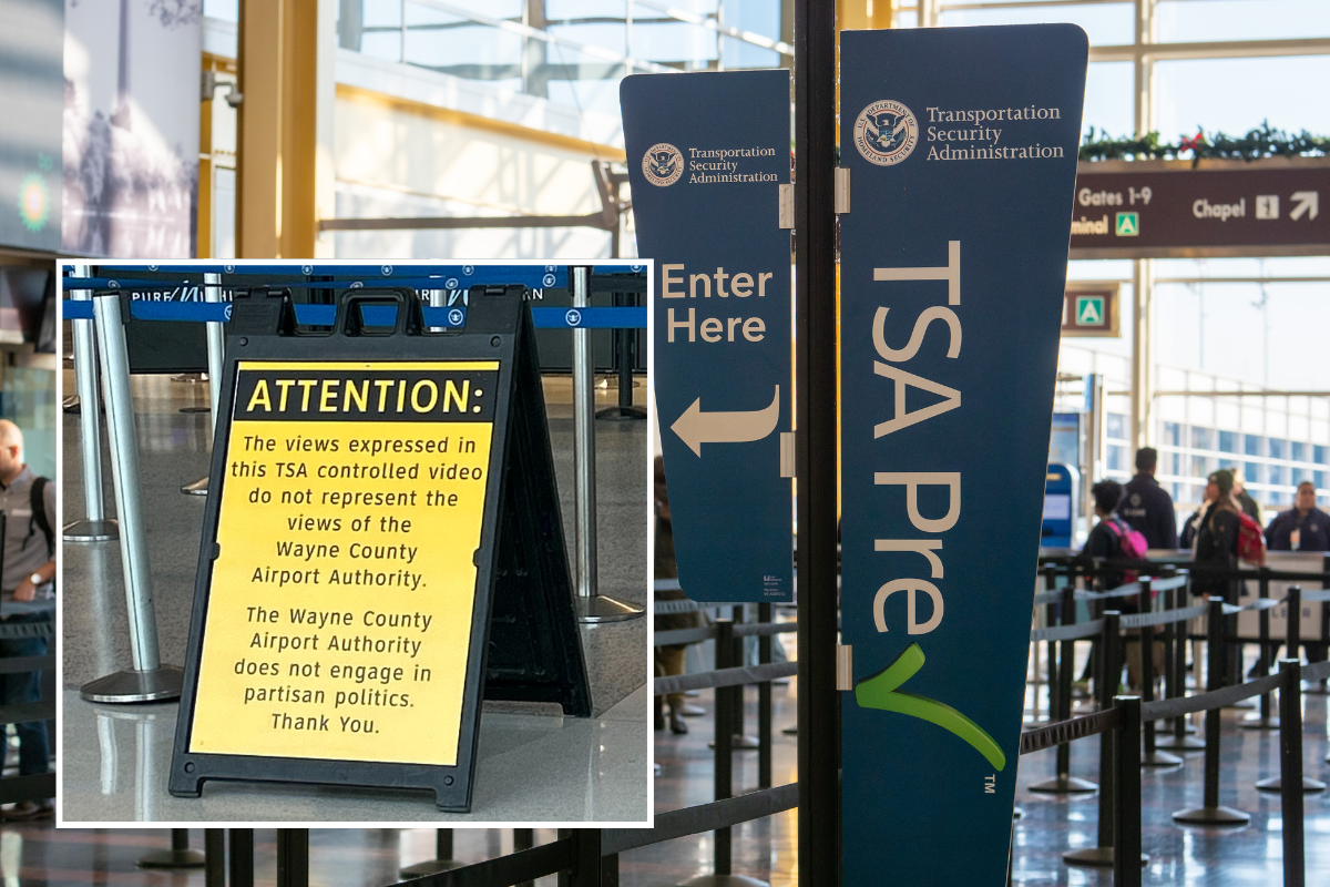 dtw airport unhappy with tsa video