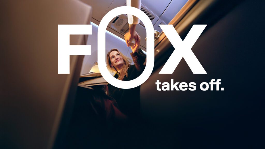 A lufthansa advert for its Project fox