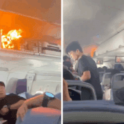 lithium battery fire on air china flight