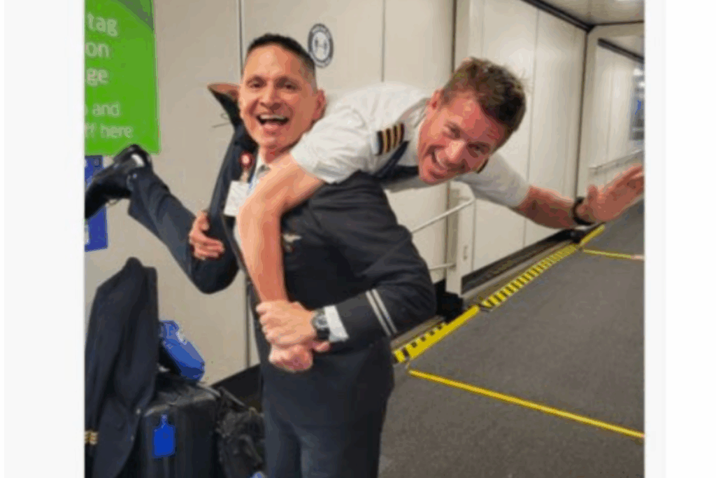 a man carrying another man on his back