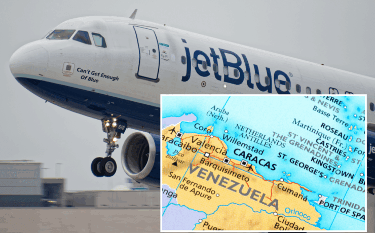 a plane with a map and a plane in the air