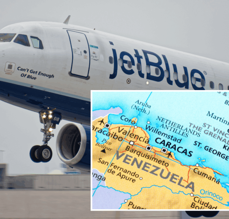 a plane with a map and a plane in the air