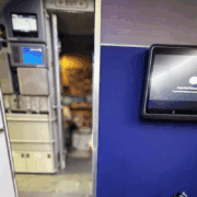 the front of a United Airlines Boeing 737