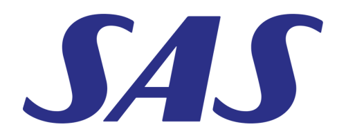 a blue logo with letters