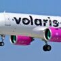 a volaris a320 in the sky