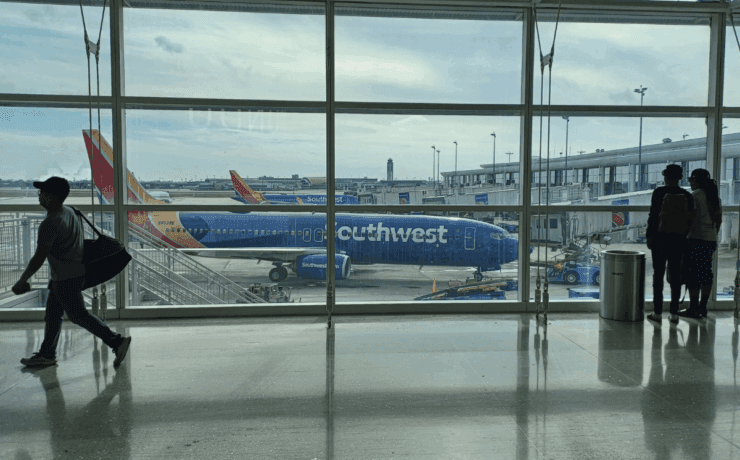 southwest airlines at New Orleans airport