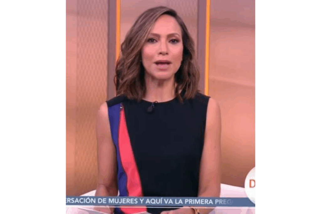 a woman sitting in a chair