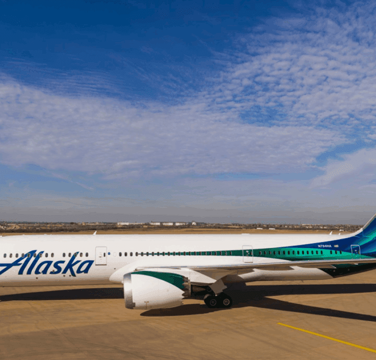 a large airplane on a runway