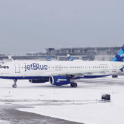 a jet plane on a runway