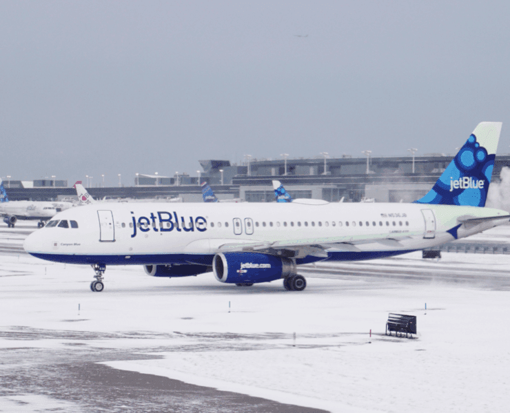 a jet plane on a runway