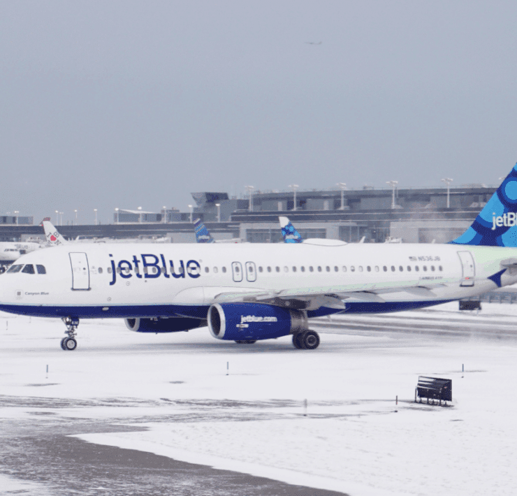 a jet plane on a runway