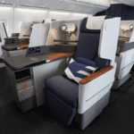 lufthansa's new off the shelf A380 business class seats