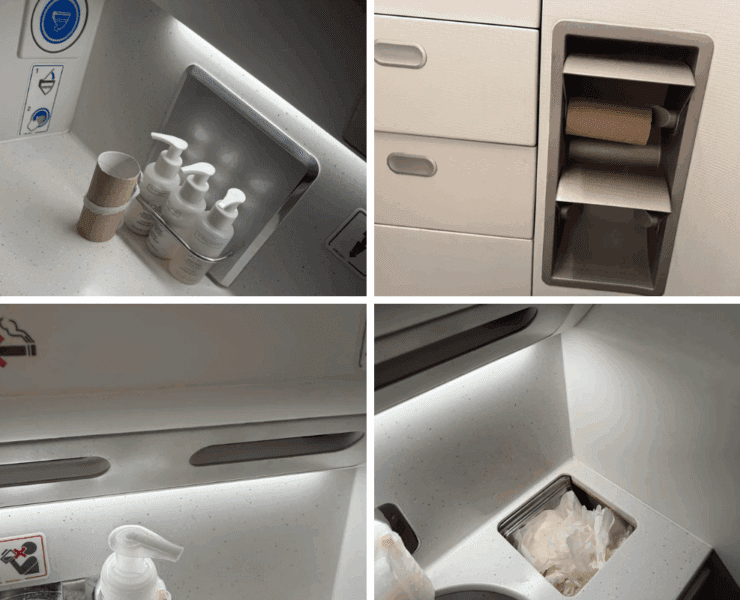 a toilet paper roll and tissue paper holder