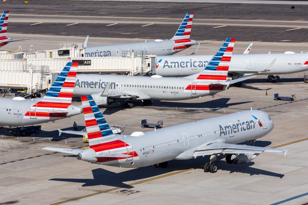 airplanes parked on a runway