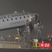 a plane that has been crashed