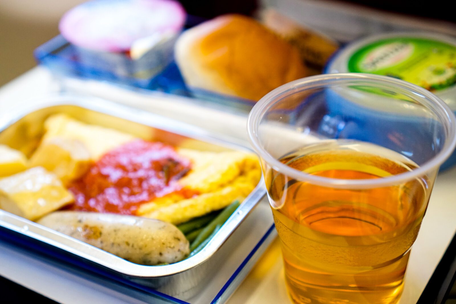 american airlines breakfast in long-haul economy