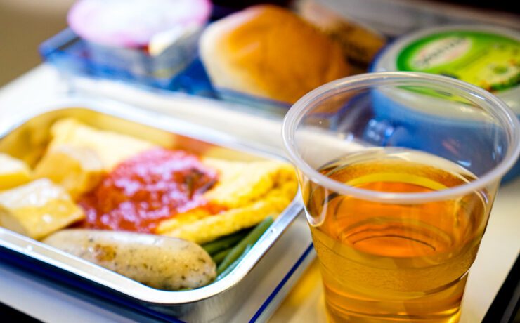 american airlines breakfast in long-haul economy