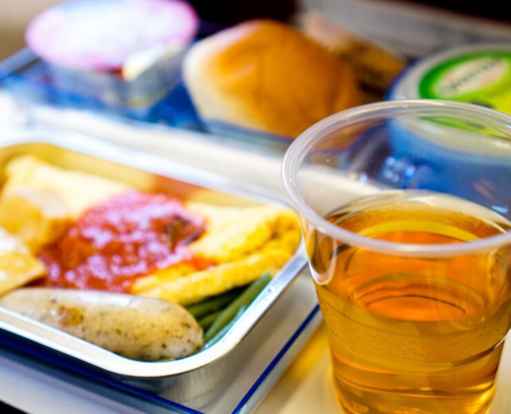 american airlines breakfast in long-haul economy