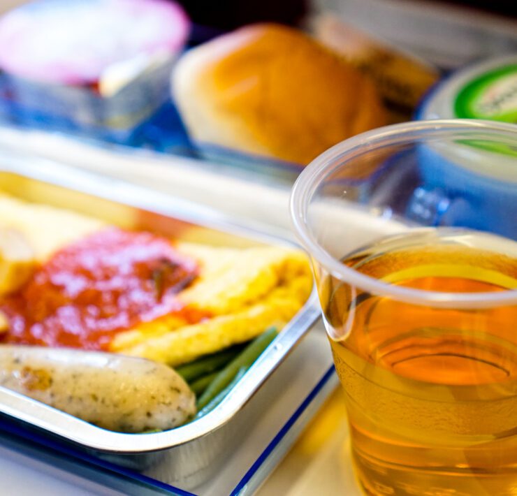 american airlines breakfast in long-haul economy