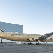 the first Qantas A350 after leaving the workshop in toulouse, france