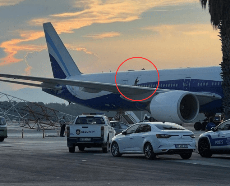 damage to a turkish airlines boeing 777