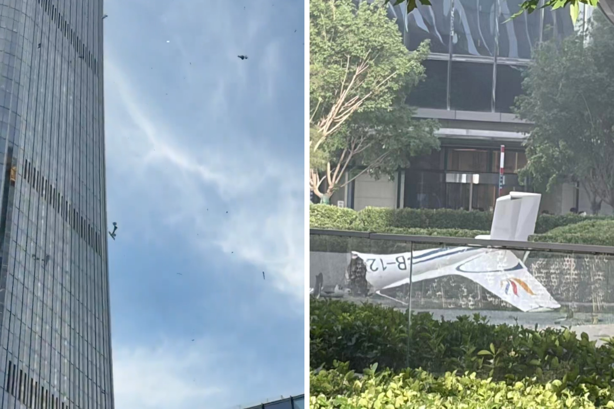 Aircraft crashes into Beijing
