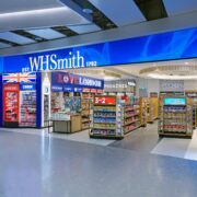 a WHSmith store in an airport